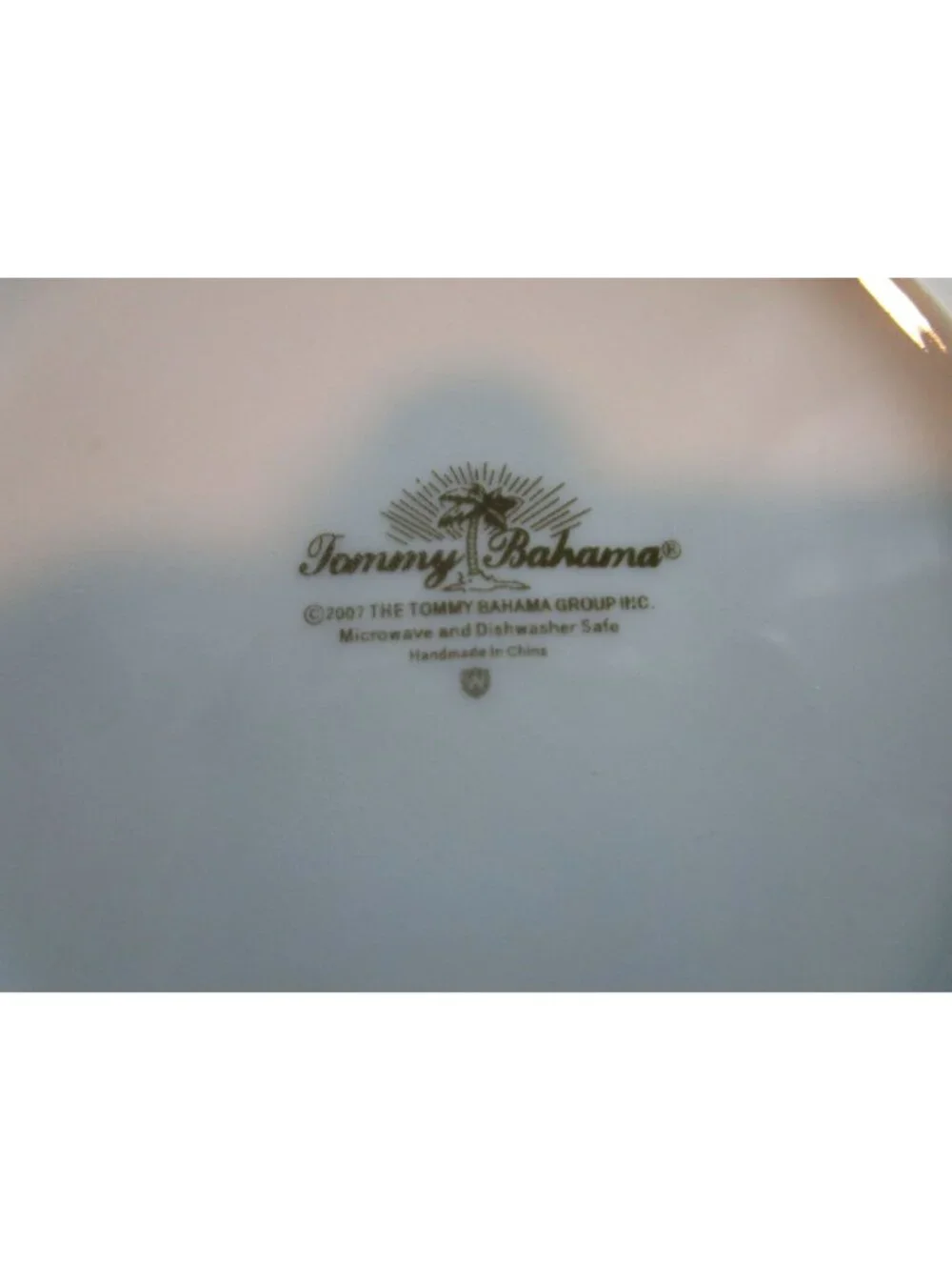 Tommy Bahama Tropical Floral Cocktail Plates Set Of 6 In Gift Box Hawaiian Print